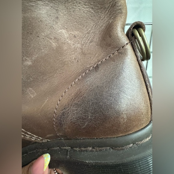 Doc Martens Dark Brown Womens Combat Boots Aimilita AW004 US6 EU 37 - Picture 5 of 13